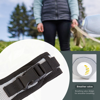 Mocico Mască de purificare a gurii pentru animale de companie, reutilizabilă, respirator pentru câine, poliester, pachet de 50 bucăți