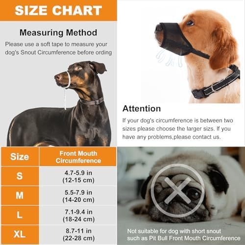 Botniță de câine din plastic - anti- mușcături, anti-lătrăt, anti-ingestie - cutie cu 200 buc