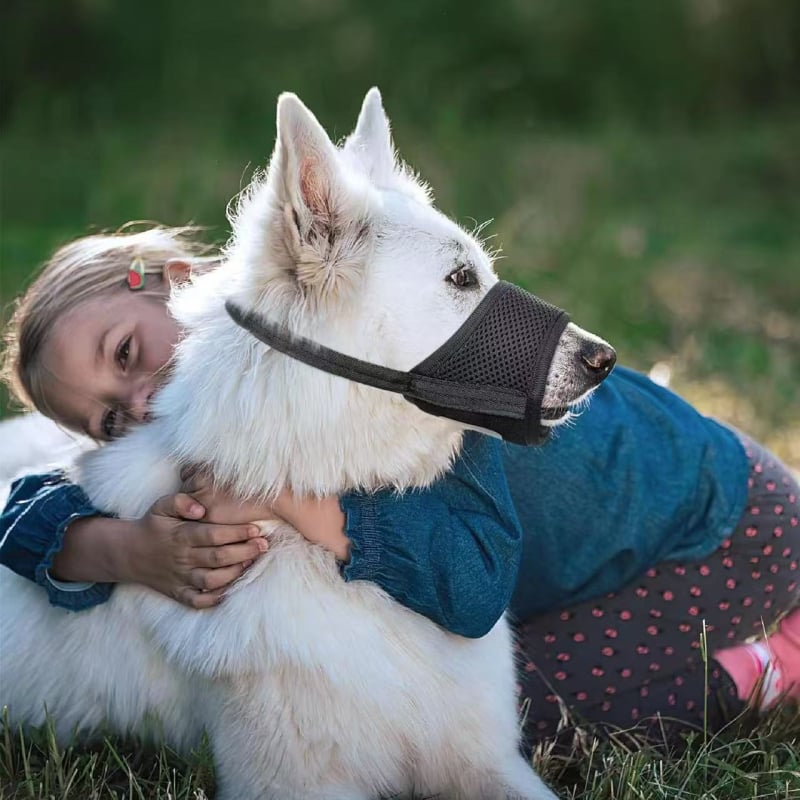 Botniță pentru câini din nylon KX – reglabilă, plasă respirabilă, Model 02