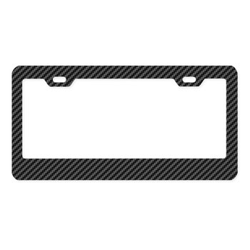 Okvir za automobilsku pločicu s karbonskim uzorkom — Opći model; Marka Warm and handsome; Broj dijela: kontaktirajte službu za korisnike