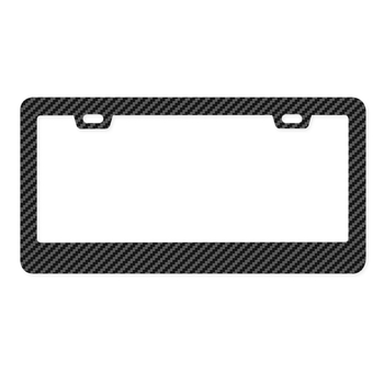 Okvir za automobilsku pločicu s karbonskim uzorkom — Opći model; Marka Warm and handsome; Broj dijela: kontaktirajte službu za korisnike