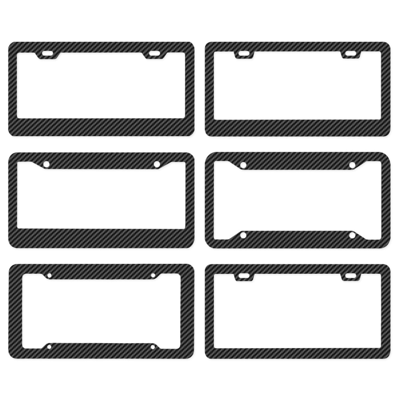 Okvir za automobilsku pločicu s karbonskim uzorkom — Opći model; Marka Warm and handsome; Broj dijela: kontaktirajte službu za korisnike