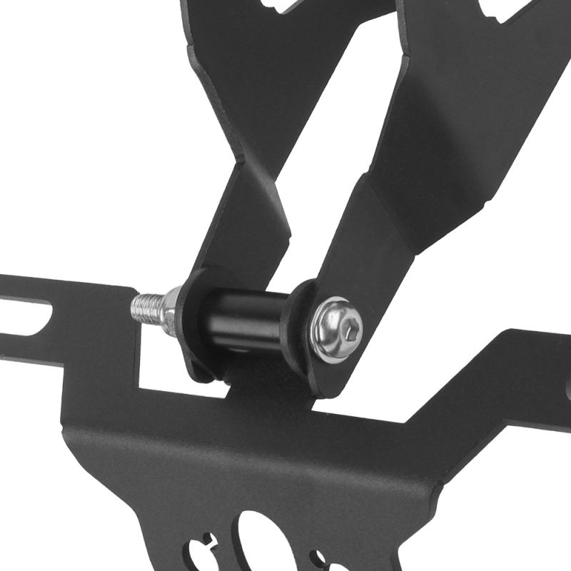 Okvir registarske pločice za KA Ninja400/Z400 18-23, aluminijska legura, montaža, kompatibilan s modelima 18-23