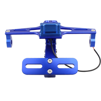 Okvir registarske pločice motocikla sa svjetlom — model CPJ, aluminijska legura, pogodan za motocikl i modifikaciju.