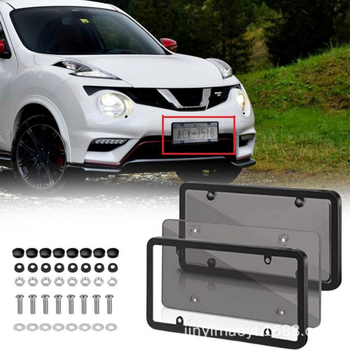 Kryt i okvir za registarsku pločicu, ABS plast, Model 0613, Tip pokrivanja, Kompatibilno s američkim propisima