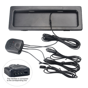 Elektromos járművek rendszámtáblája keret, elő- és hátsó kettős táblával, vasból készült gördíthető védőfedéllel — univerzális illeszkedés