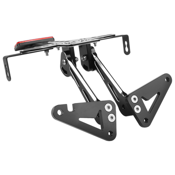 Rama za registarsku pločicu od aluminijskog legura za Yamaha TMAX530 (12-19) s integriranim LED svjetlom