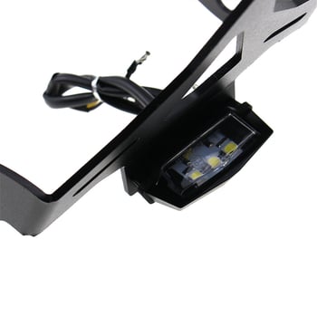 Държач за номер на регистрация за Honda CBR650R/CB650R 2019–2020 – задно крило, карбоново желязо, аксесоар 014