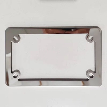 Мотоциклетна рамка за регистрационен номер, неръждаема стомана, модел XY, част LG, частна марка