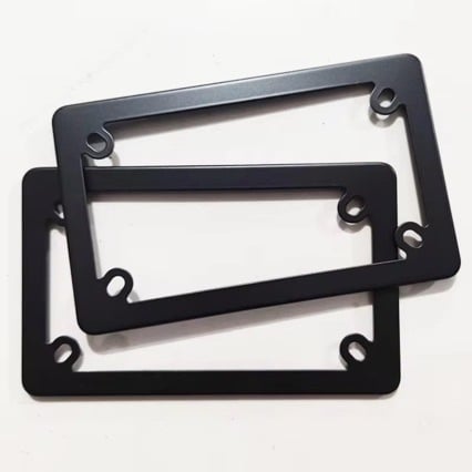 Мотоциклетна рамка за регистрационен номер, неръждаема стомана, модел XY, част LG, частна марка