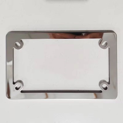 Мотоциклетна рамка за регистрационен номер, неръждаема стомана, модел XY, част LG, частна марка