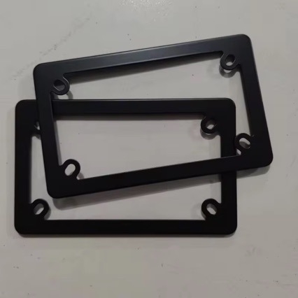 Мотоциклетна рамка за регистрационен номер, неръждаема стомана, модел XY, част LG, частна марка