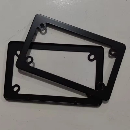 Мотоциклетна рамка за регистрационен номер, неръждаема стомана, модел XY, част LG, частна марка