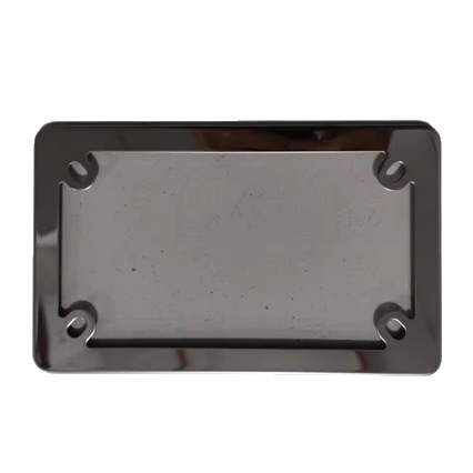 Мотоциклетна рамка за регистрационен номер, неръждаема стомана, модел XY, част LG, частна марка