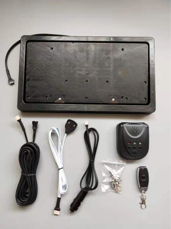 Държач за регистрационни табели според правилата за движение в САЩ, персонализиран, съвместим с други модели, материал: Друг