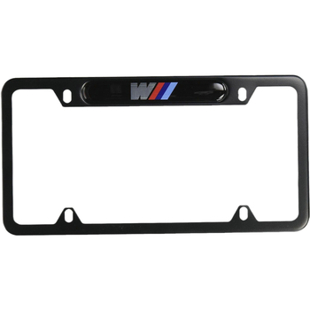 Рамка за регистрационна табела - алуминиева сплав - универсална съвместимост - модел TM-M-01 - част M-01 - за автомобили със американски стандарт