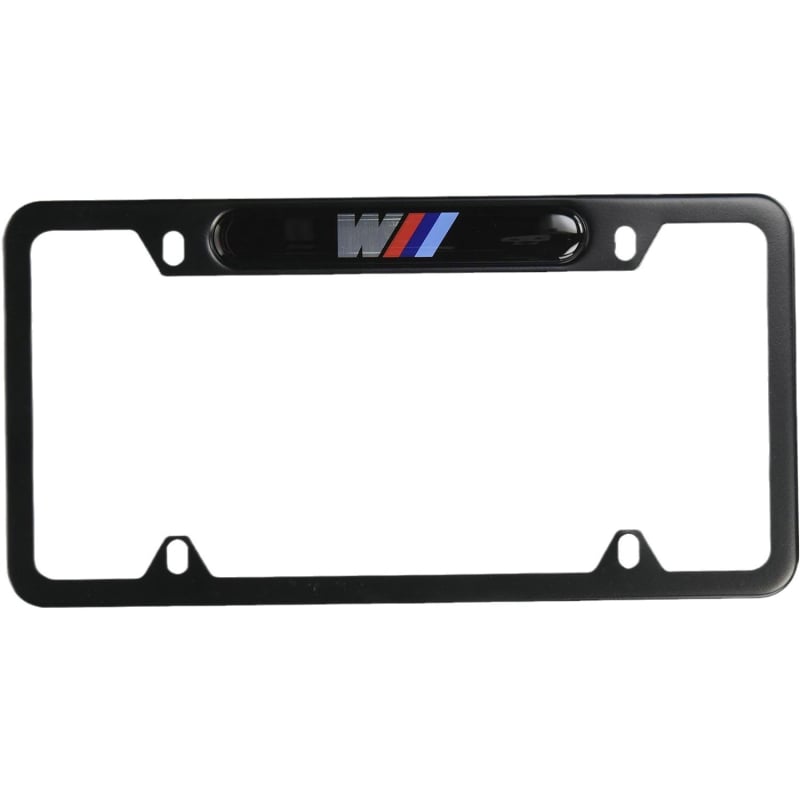 Рамка за регистрационна табела - алуминиева сплав - универсална съвместимост - модел TM-M-01 - част M-01 - за автомобили със американски стандарт