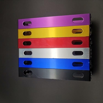 Motocikla numura zīmes rāmis, bieza alumīnija sakausējuma, universāla piemērošana, zīmols FD, modelis Active Card Rack