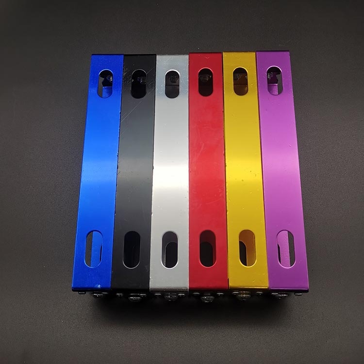 Motocikla numura zīmes rāmis, bieza alumīnija sakausējuma, universāla piemērošana, zīmols FD, modelis Active Card Rack