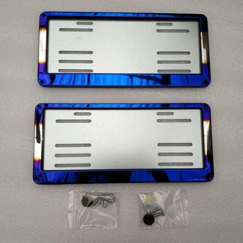 Roostevabast terasest registreerimisnumbriraam, mudel 002, osa Tg02, universaalne ühilduvus