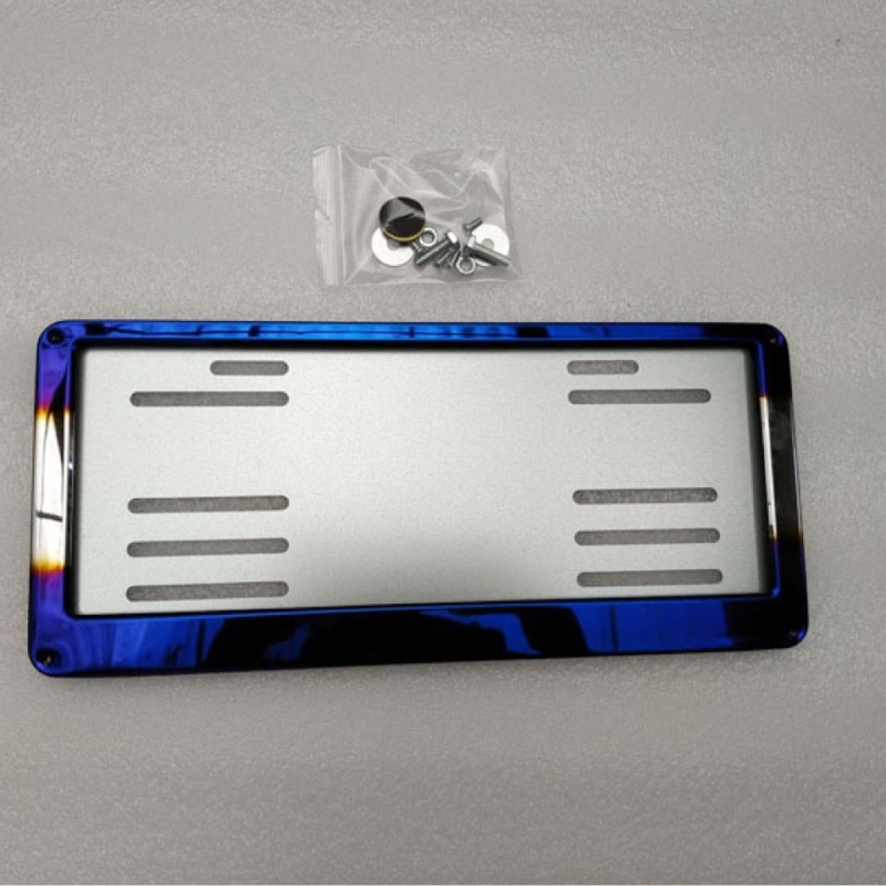 Roostevabast terasest registreerimisnumbriraam, mudel 002, osa Tg02, universaalne ühilduvus