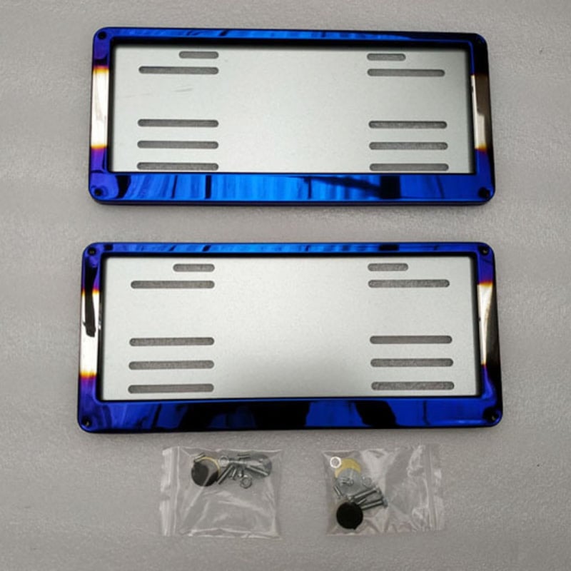 Roostevabast terasest registreerimisnumbriraam, mudel 002, osa Tg02, universaalne ühilduvus