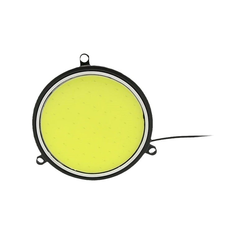 LED предна противотуманна светлина с Angel Eye – кръгла COB лампа, 12V, 90 мм, 305 lm, 9000K, IP65