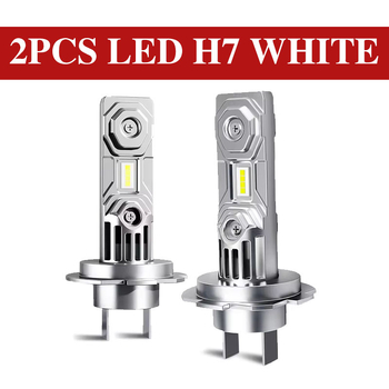 H7 integrirani LED prednji svjetlosni sklop za auto i motor, visoki i niski snop, univerzalni model, 12–24V, 50W, 10000 lm, IP68, avionski aluminij