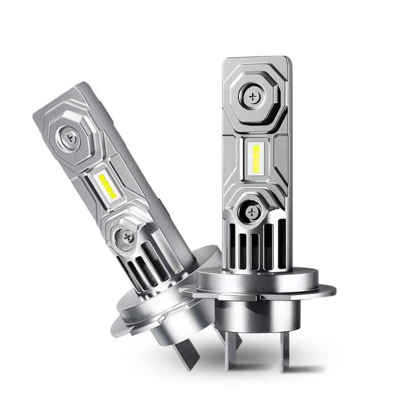 H7 integrirani LED prednji svjetlosni sklop za auto i motor, visoki i niski snop, univerzalni model, 12–24V, 50W, 10000 lm, IP68, avionski aluminij