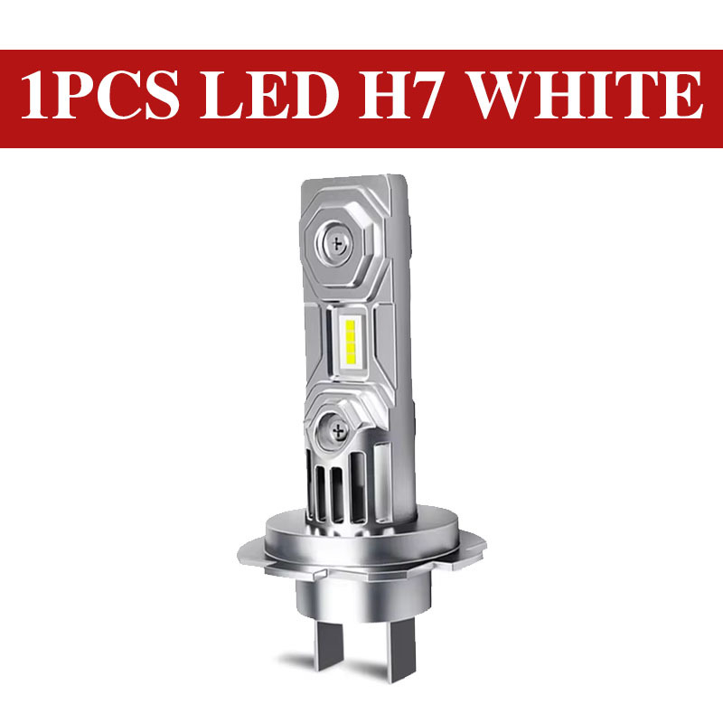 H7 integrirani LED prednji svjetlosni sklop za auto i motor, visoki i niski snop, univerzalni model, 12–24V, 50W, 10000 lm, IP68, avionski aluminij