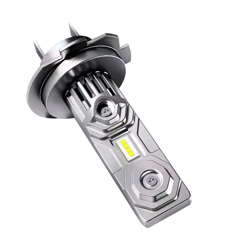 H7 integrirani LED prednji svjetlosni sklop za auto i motor, visoki i niski snop, univerzalni model, 12–24V, 50W, 10000 lm, IP68, avionski aluminij
