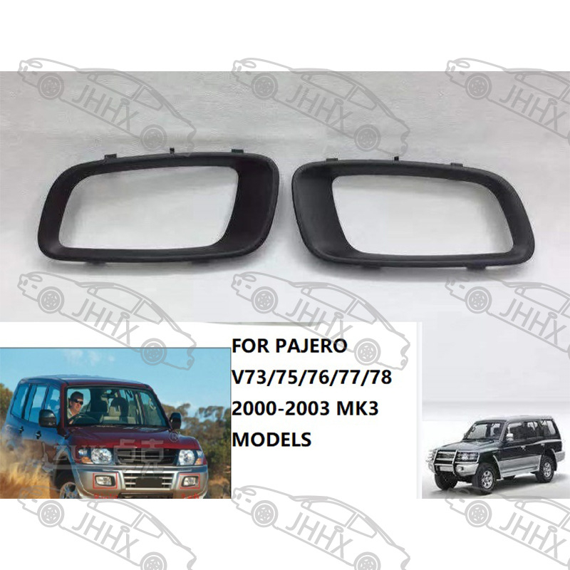 Pajero V73/V75/V76/V77/V78 esikoguse miglalambi raam PC materjal, ühildu 2000-2003