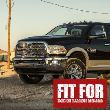 LED фар за мъгла отпред с дневни светлини за Dodge Ram 1500 (2009–2012), модел HD-FT-RAM-LED1 × 2, DC 10.5–16V