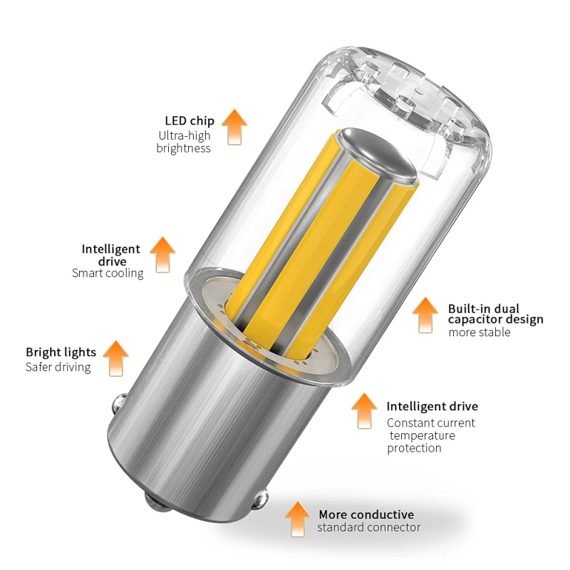 LED lampica za maglu za auto i motocikl, model WJ-1156, plastično kućište, 5W, 12-24V