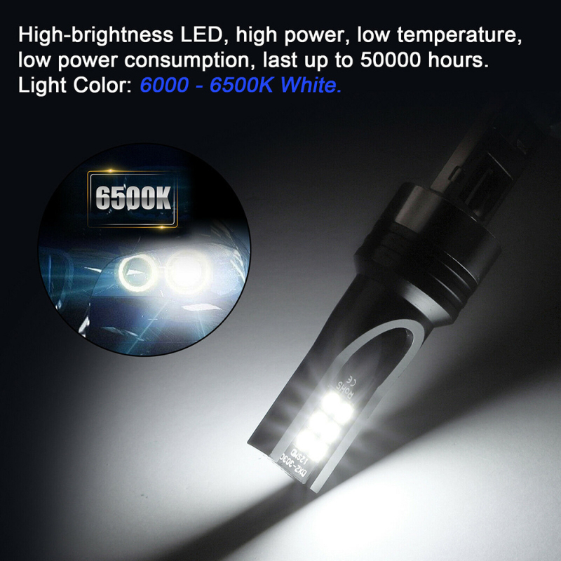LED svjetlo magle za vozilo, 24W, 12V, H1/H3 3030 12SMD, 500LM