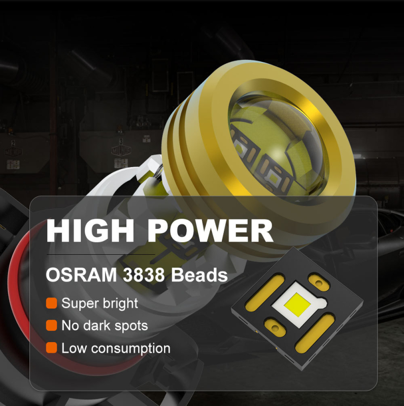 LED противотуманна лампа H16/5202-30W Osram, 900 lm, 6500K, 10-30V