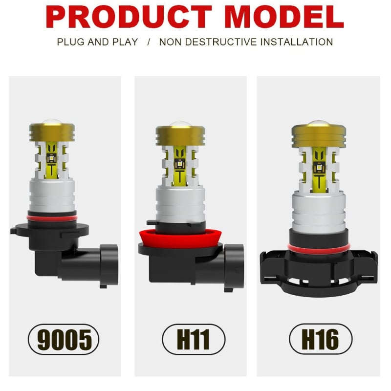 LED противотуманна лампа H16/5202-30W Osram, 900 lm, 6500K, 10-30V