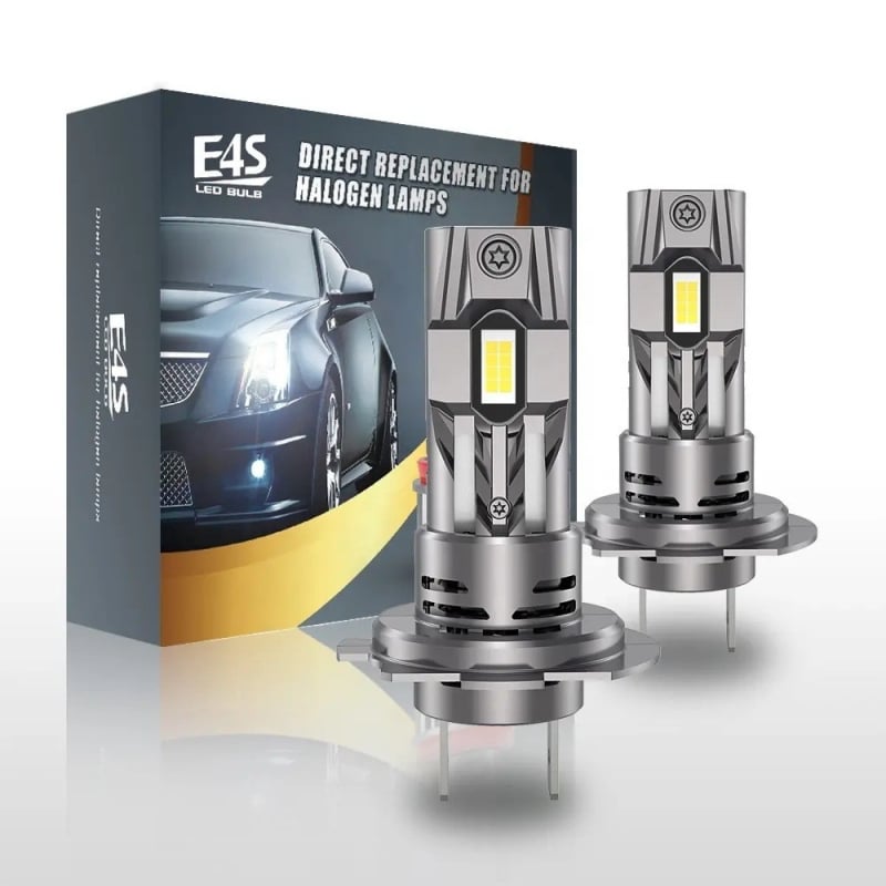 H7 LED автомобилен фар E4S, 26W, 12V, IP68, 5400 lm, 50 000 ч