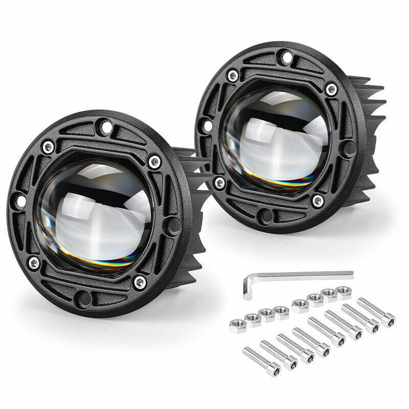 Automobilio LED tinklinė priekinių bamperio šviesų grotelės — 30W, 12-36V, 0.5A, modelis 009, aliuminis