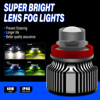 Dingyi LED противотуманни фарове за автомобили – 20W, 9-30V, LED 3570, модели 9005/9006/H7/H11