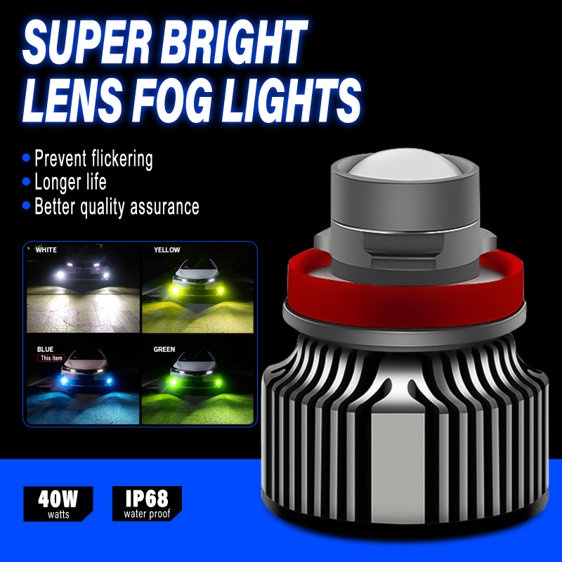 Dingyi LED противотуманни фарове за автомобили – 20W, 9-30V, LED 3570, модели 9005/9006/H7/H11