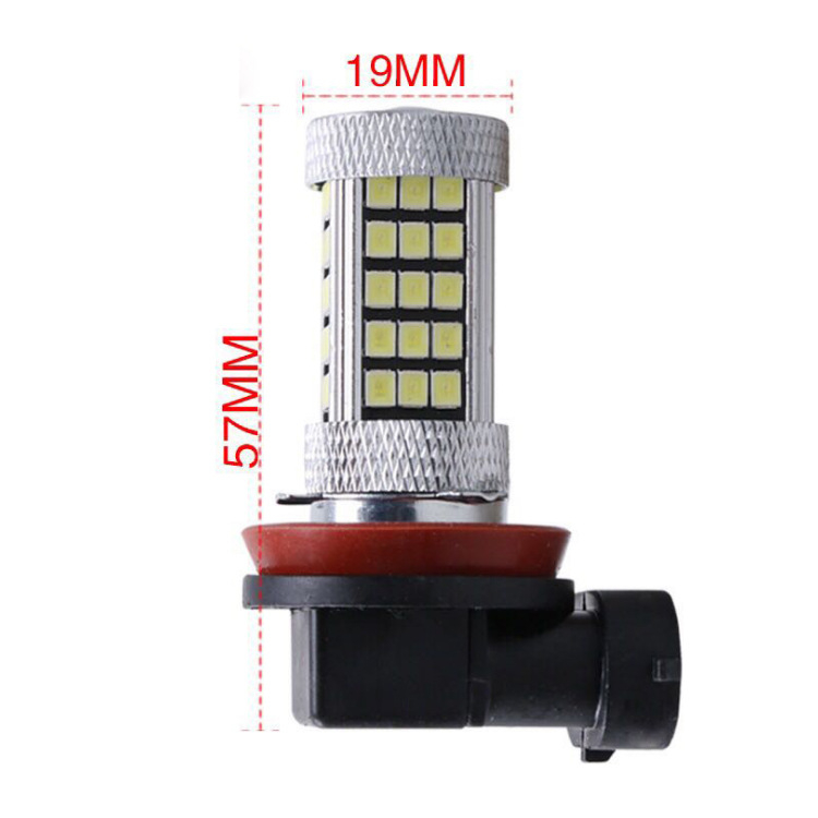 LED svjetlo za maglu automobila, prednje, 10W, 12V, 2835 LED, 6500K, univerzalna kompatibilnost