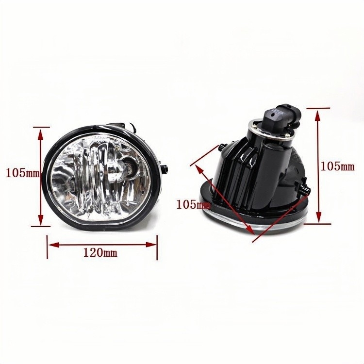 Prednja halogena svjetla za maglu s dnevnim svjetlom za Toyota Matrix (2003-2008) i Pontiac Vibe
