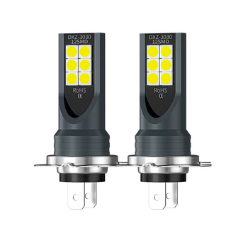 LED prednje svjetlo za maglu za H4/H7, 12SMD 3030, 20W, 12V, 6500K, kompatibilno s 9006/9005/H11