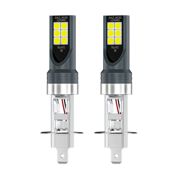 LED prednje svjetlo za maglu za H4/H7, 12SMD 3030, 20W, 12V, 6500K, kompatibilno s 9006/9005/H11