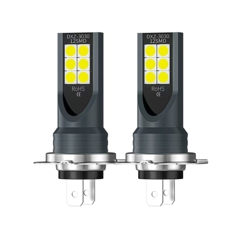 LED prednje svjetlo za maglu za H4/H7, 12SMD 3030, 20W, 12V, 6500K, kompatibilno s 9006/9005/H11