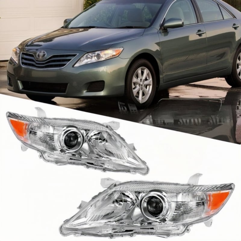 Toyota Camry 2010-2011 US-spec prednje svjetlo, polu-sastav s lampom za maglu