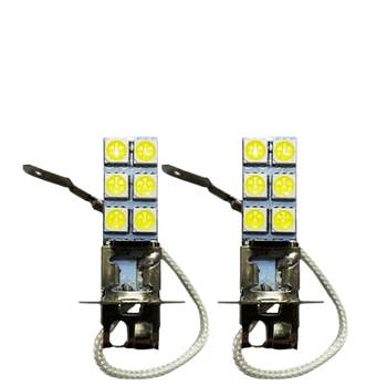 LED Far de ceață H3, 12V, 5050 LED, 6000K, Universal