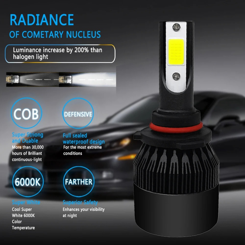 LED prednja svjetla za automobil H7/H4/H11, 25W, 9-24V, 8000LM, IP68