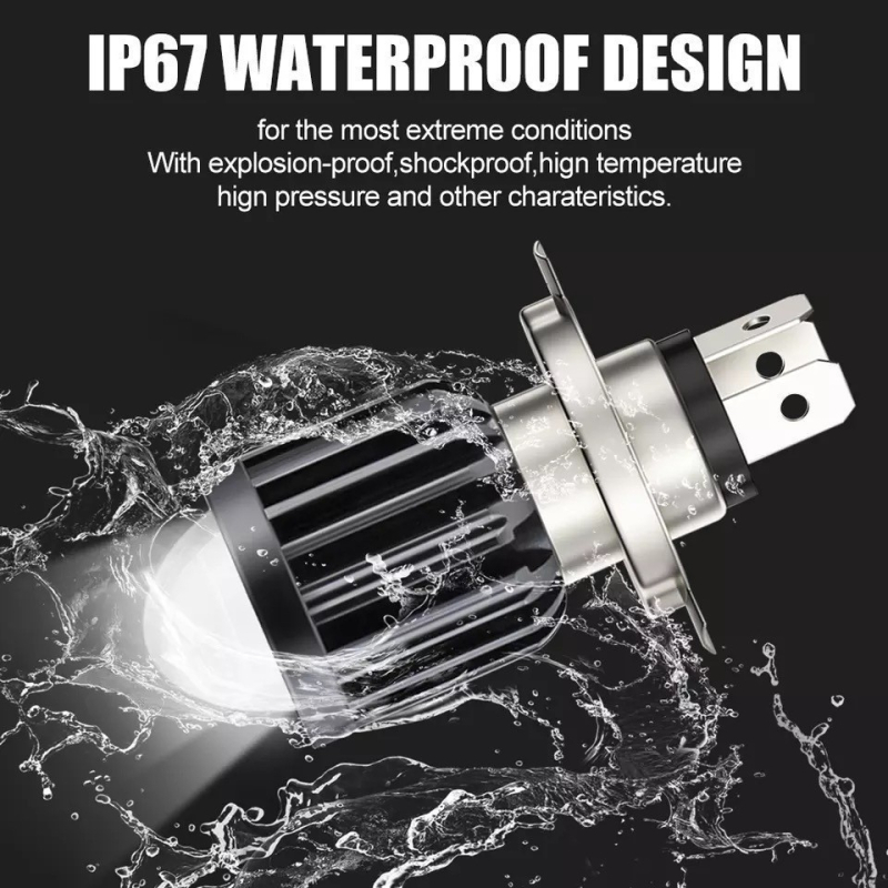 Φανάρι μηχανής για μοτοσικλέτα, ηλεκτρικό όχημα και τρίκυκλο – COB LED, 20W, 600lm, 12-80V, μοντέλο H4/BA20D